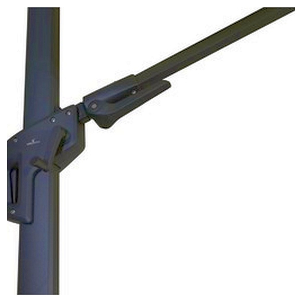 Zweefparasol VirgoFlex Taupe Ø350 cm - inclusief zware parasolvoet