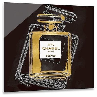 ter Halle® Glasschilderij 80 x 80 cm | Chanel Eau de Parfum 1077480