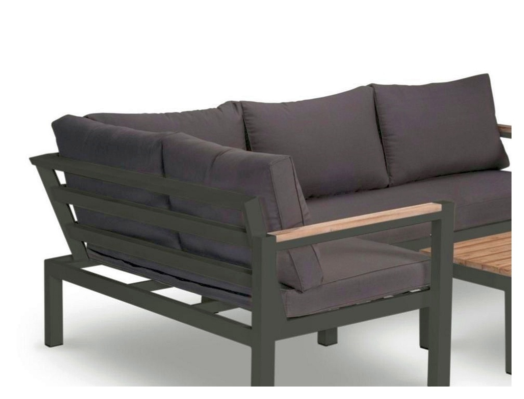 4-persoons Loungeset Firenza | Hoekset incl. acacia houten tafel