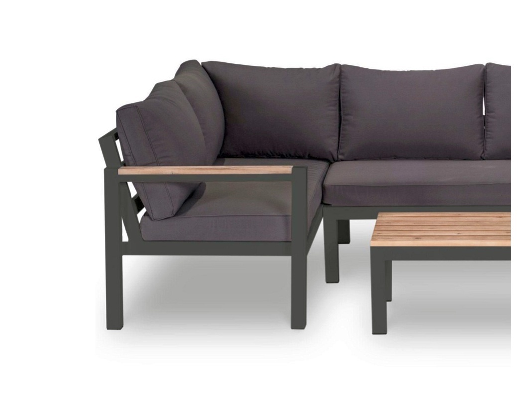 4-persoons Loungeset Firenza | Hoekset incl. acacia houten tafel