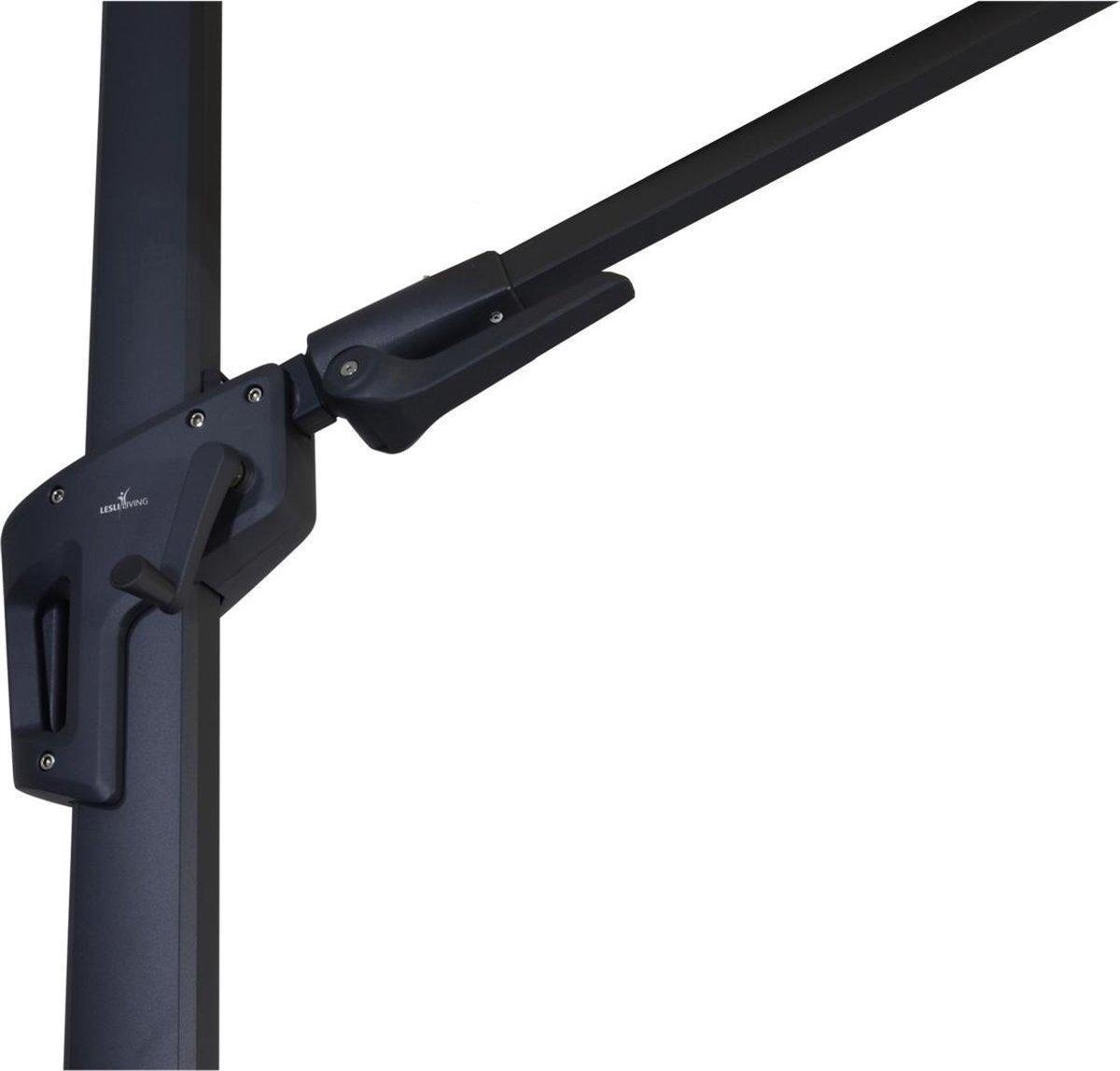 Zweefparasol VirgoFlex Grijs Ø350 cm