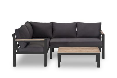 4-persoons Loungeset Firenza | Hoekset incl. acacia houten tafel 1077396