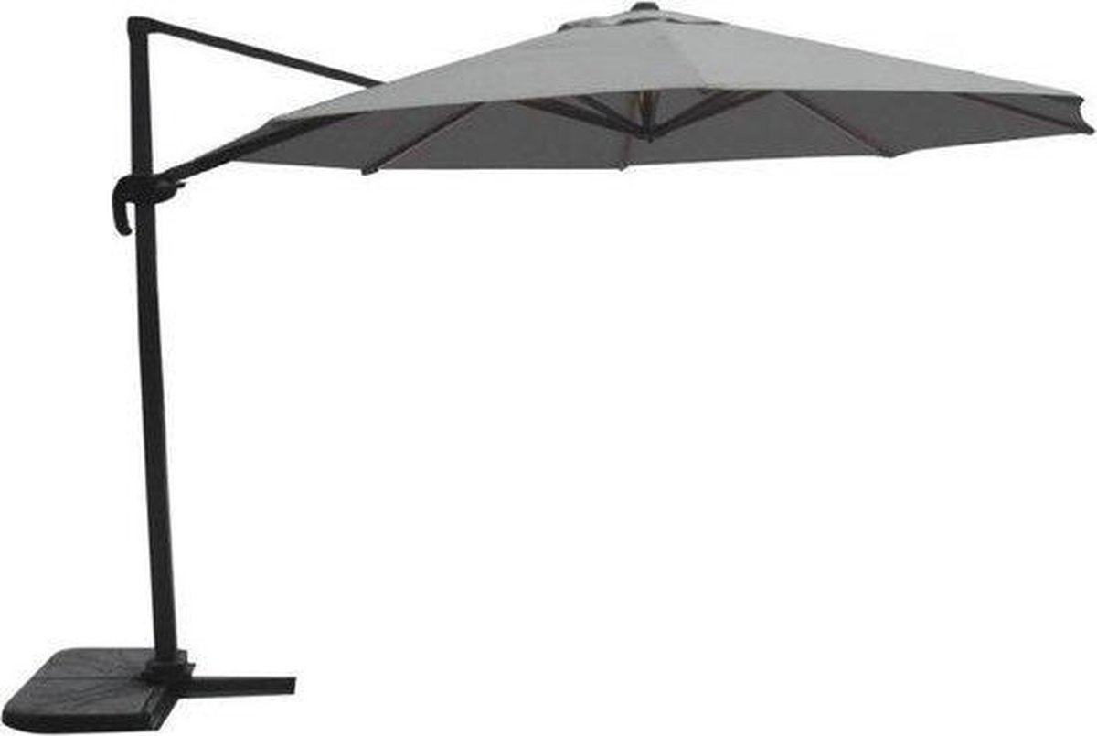 Zweefparasol VirgoFlex Grijs Ø350 cm
