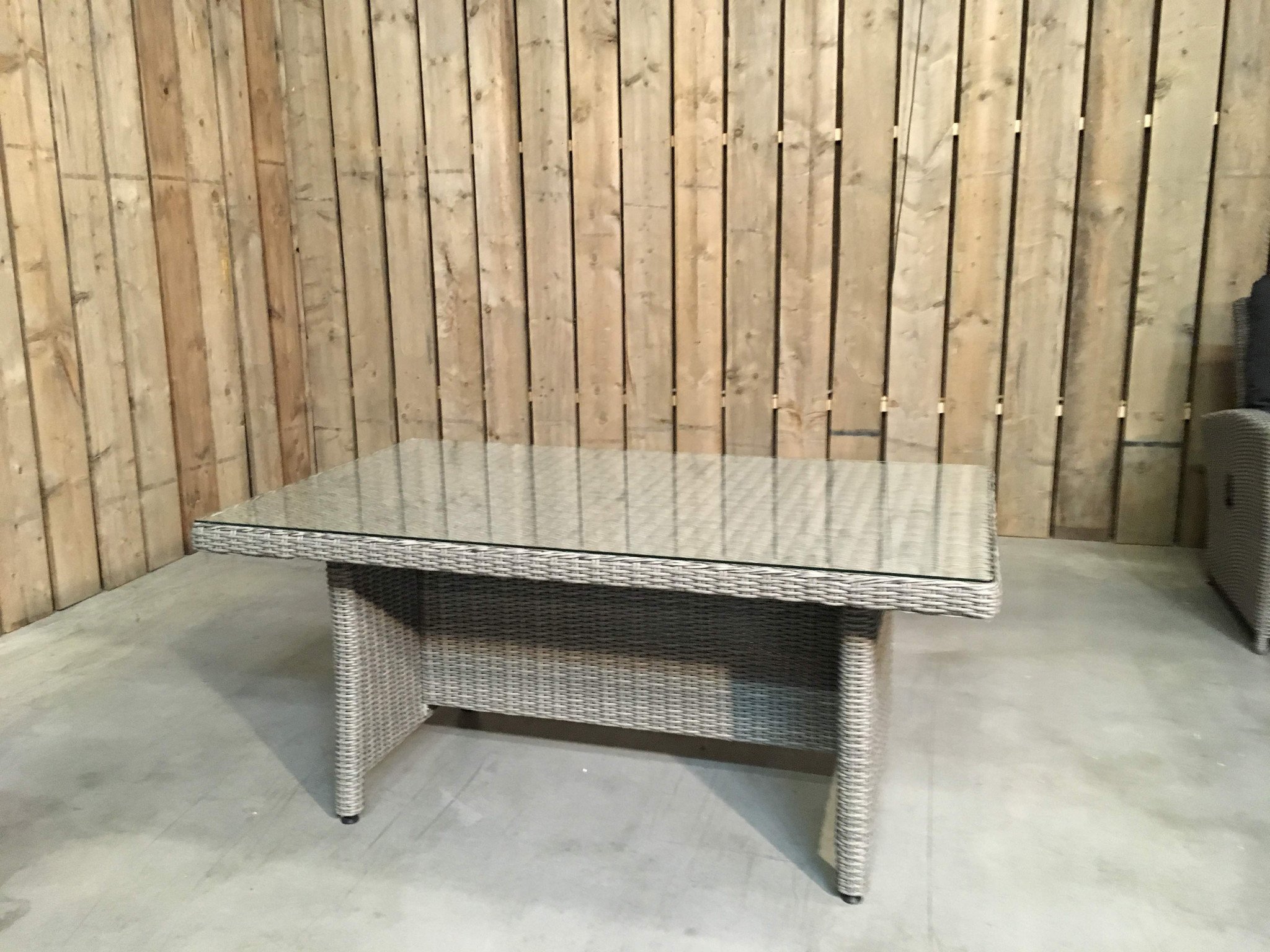 Loungeset / Sofaset Canberry Blended Grey voor 5 personen | met verstelbare rugleuning