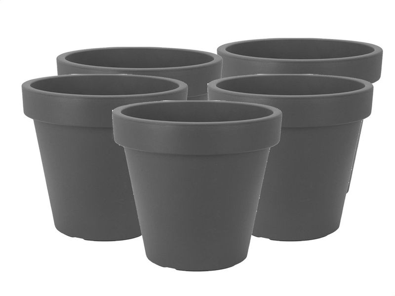 Ter Steege Pot Karlijn antraciet bloempot binnen 35 cm Ter Steege Pot Karlijn antraciet bloempot binnen 35 cm