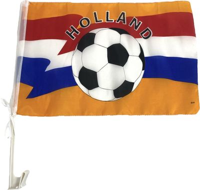 2 stuks Oranje Autovlag - EK/WK Voetbal 1084077