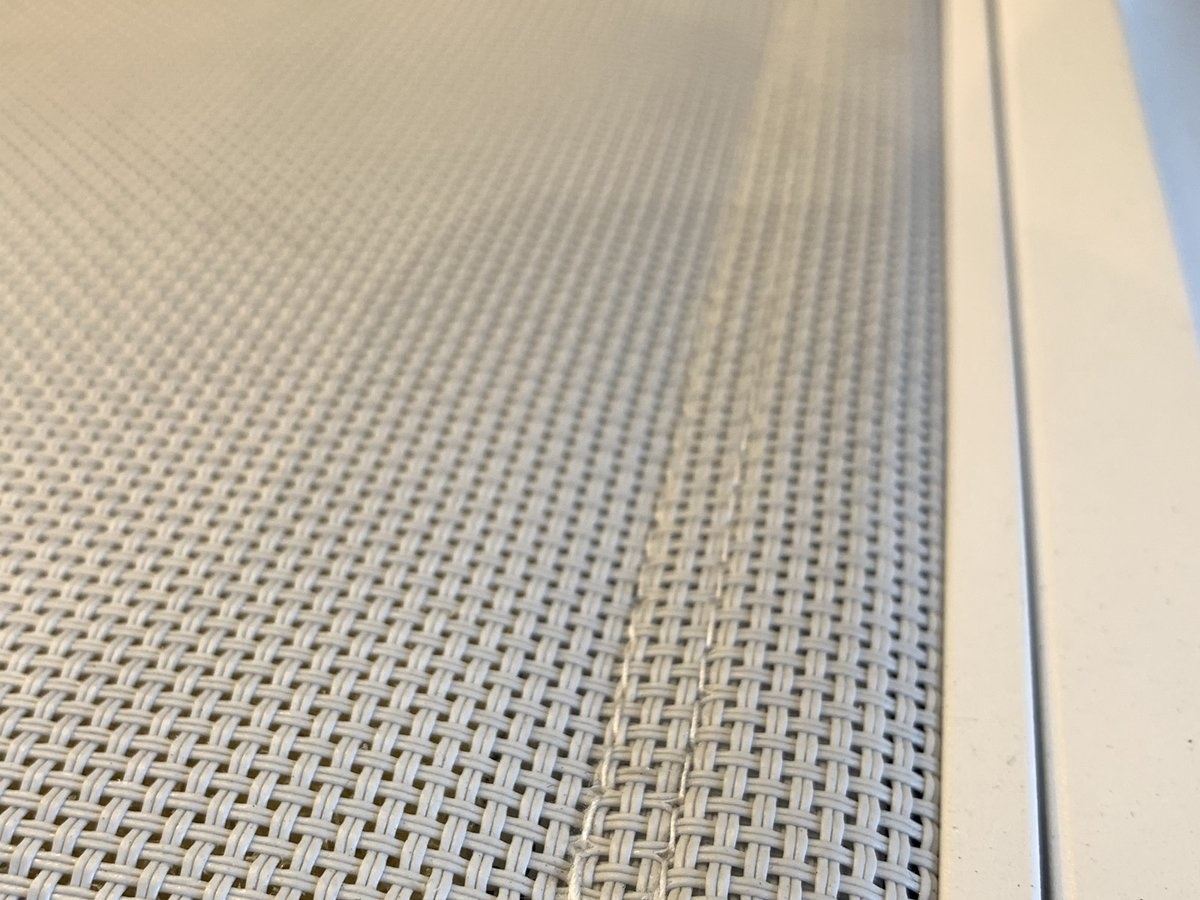Aluminium Ligbed Banka Wit/Lichtgrijs - Verstelbaar én Stapelbaar
