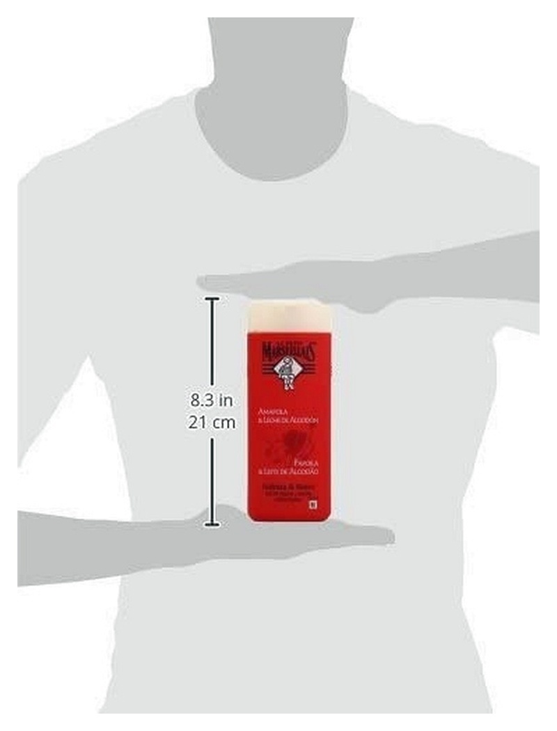 Shower Gel / Douche Gel 400 ml - Le Petit Marseillais Amapola &amp; Leche De Algodon