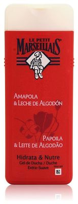 Shower Gel / Douche Gel 400 ml - Le Petit Marseillais Amapola & Leche De Algodon 1081266