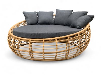 Loungebed Torano Bamboe - Rond Ligbed Ø170-180 cm 1089940