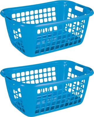 Sunware Basic Wasmand Blauw 65 cm - Set van 2 stuks 1090043