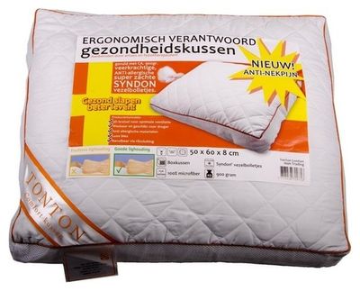 Ergonomisch Hoofdkussen 50 x 60 x 8 cm 1088987