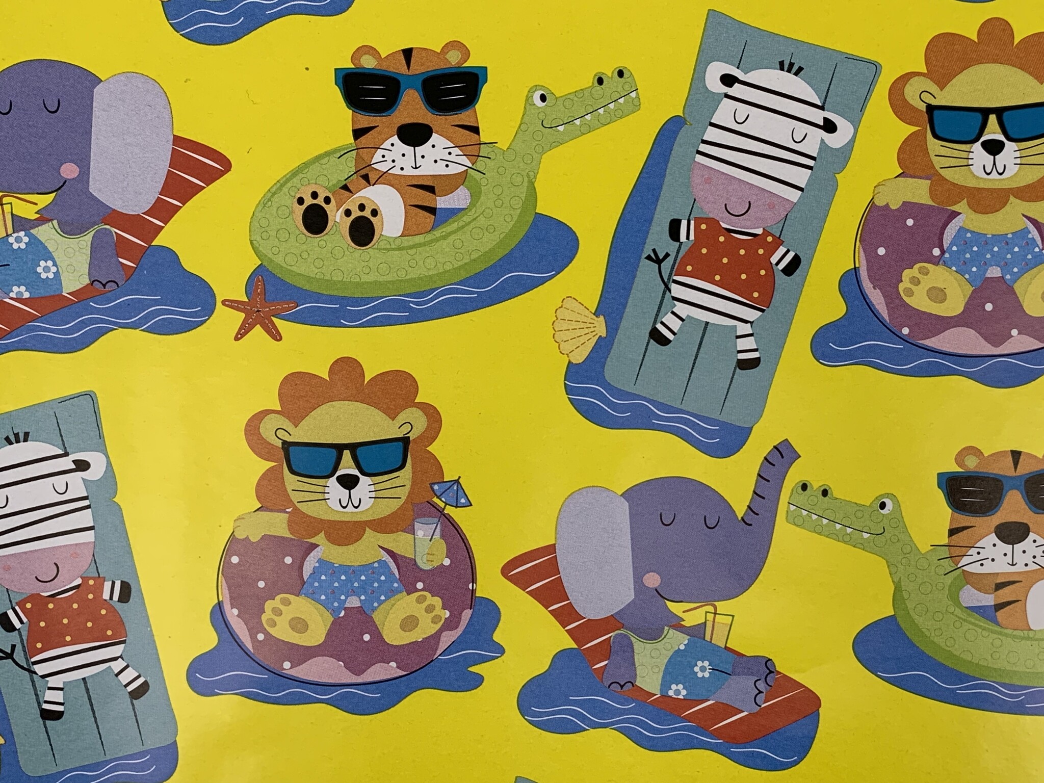 Kadopapier - Inpakpapier - Cadeaupapier 200 x 70 cm Kids - 5 rollen