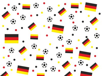 Tafelkleed EK/WK Voetbal Duitsland 180 x 140 cm 1085734