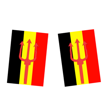 Vlaggenlijn EK/WK Voetbal Rode Duivels België 8 meter 1085728