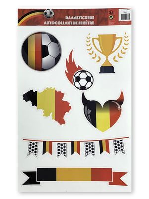 Raamstickers EK/WK Voetbal België 8174 1085722