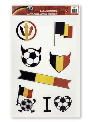 Raamstickers EK/WK Voetbal België 8181 1085720