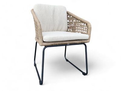 Tuinstoel / Eetstoel Knox Sahara gevlochten Touw 1090493