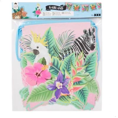Slinger met dierenprint - 6 meter 1091115