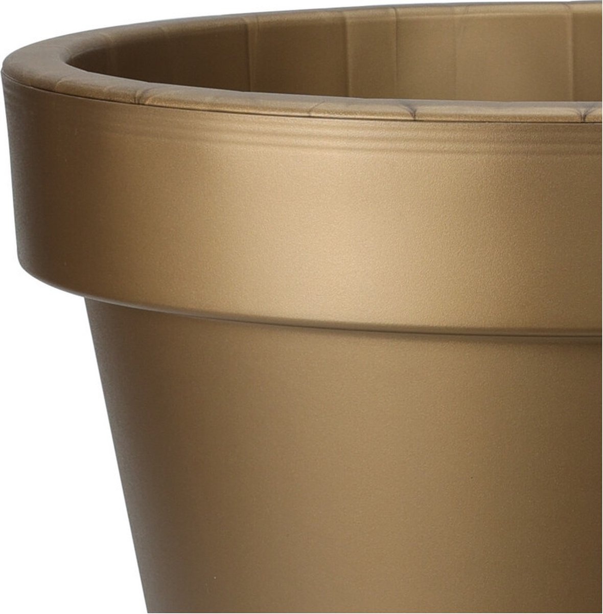 Kunststof Bloempot Goud Ø30 cm - Hoogte 28 cm Kunststof Bloempot Goud Ø30 cm - Hoogte 28 cm