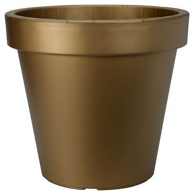 Kunststof Bloempot Goud Ø30 cm - Hoogte 28 cm 1087021