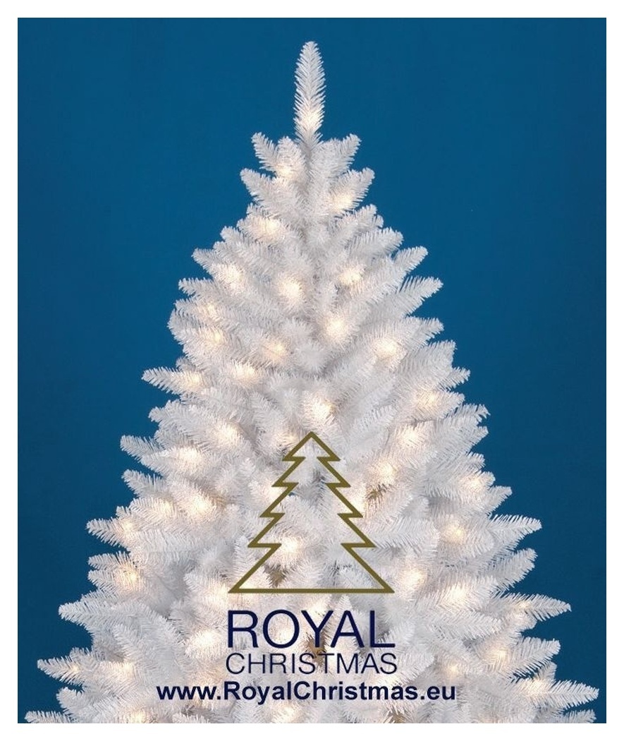 Royal Christmas Witte Kunstkerstboom Washington Promo 150cm met LED Royal Christmas Witte Kunstkerstboom Washington Promo 150cm met LED