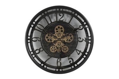 Wandklok Norris Zwart 50 cm 1086246