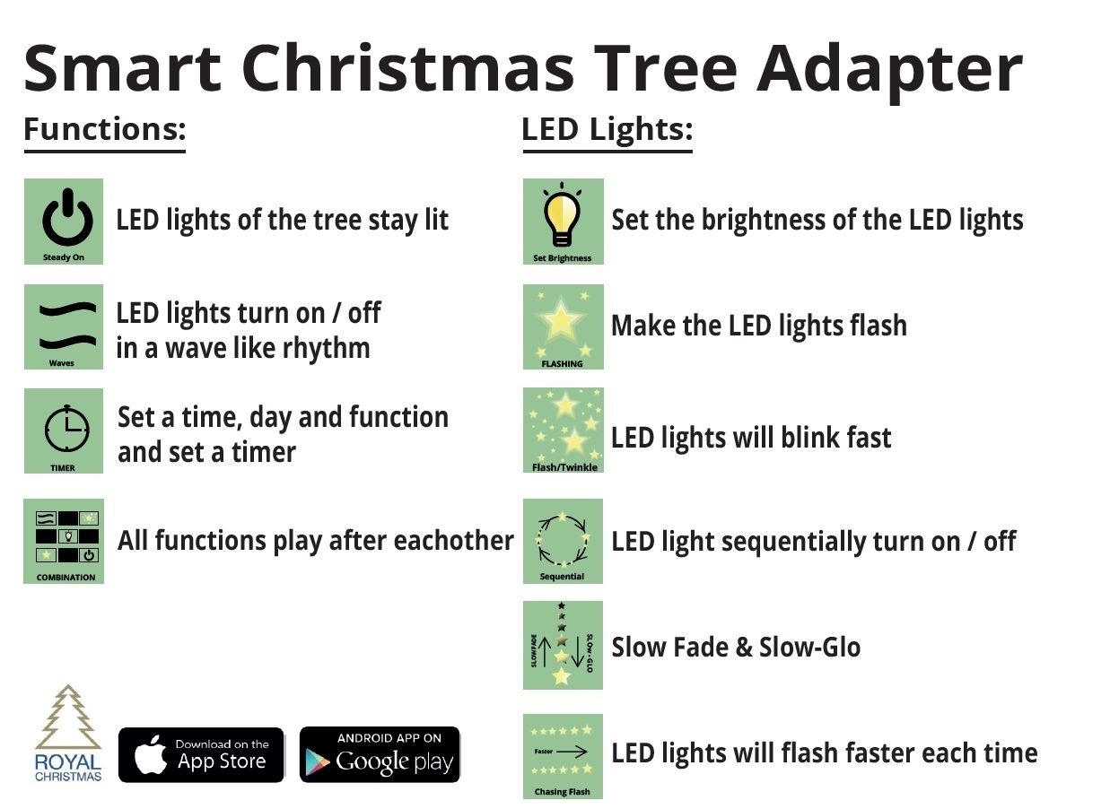 Royal Christmas Kunstkerstboom Washington 400cm met LED + Smart Adapter