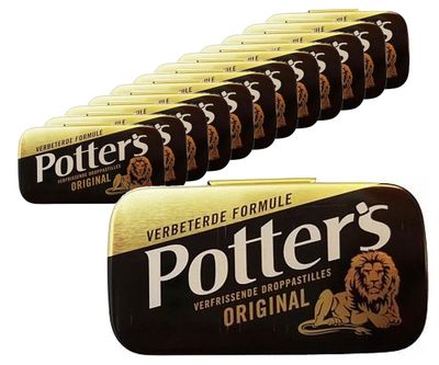 Voordeelverpakking Snoepgoed - 12 doosjes Potters Linia Original á 12,5 gram 1081634