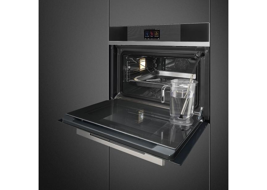SMEG SF4104WVCPN Stoomoven 41L Zwart inbouw 45 cm A+ SMEG SF4104WVCPN Stoomoven 41L Zwart inbouw 45 cm A+