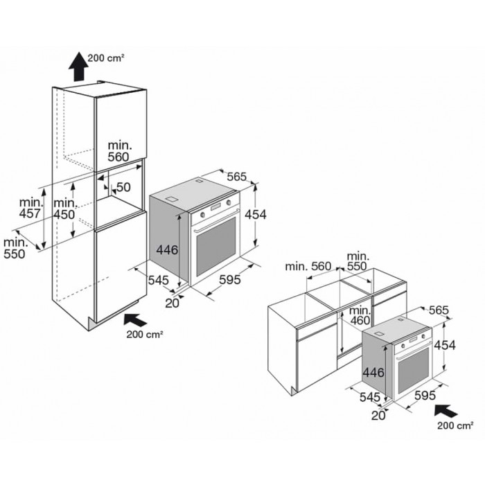 Samsung NQ50T8939BK/EF Inbouw Stoomoven 45 cm Zwart 50 liter Samsung NQ50T8939BK/EF Inbouw Stoomoven 45 cm Zwart 50 liter