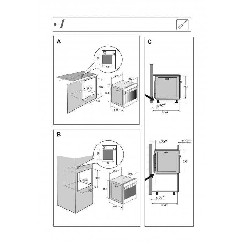 De Dietrich DOP8785X Pyrolytische Oven 60x60 cm A+ RVS De Dietrich DOP8785X Pyrolytische Oven 60x60 cm A+ RVS