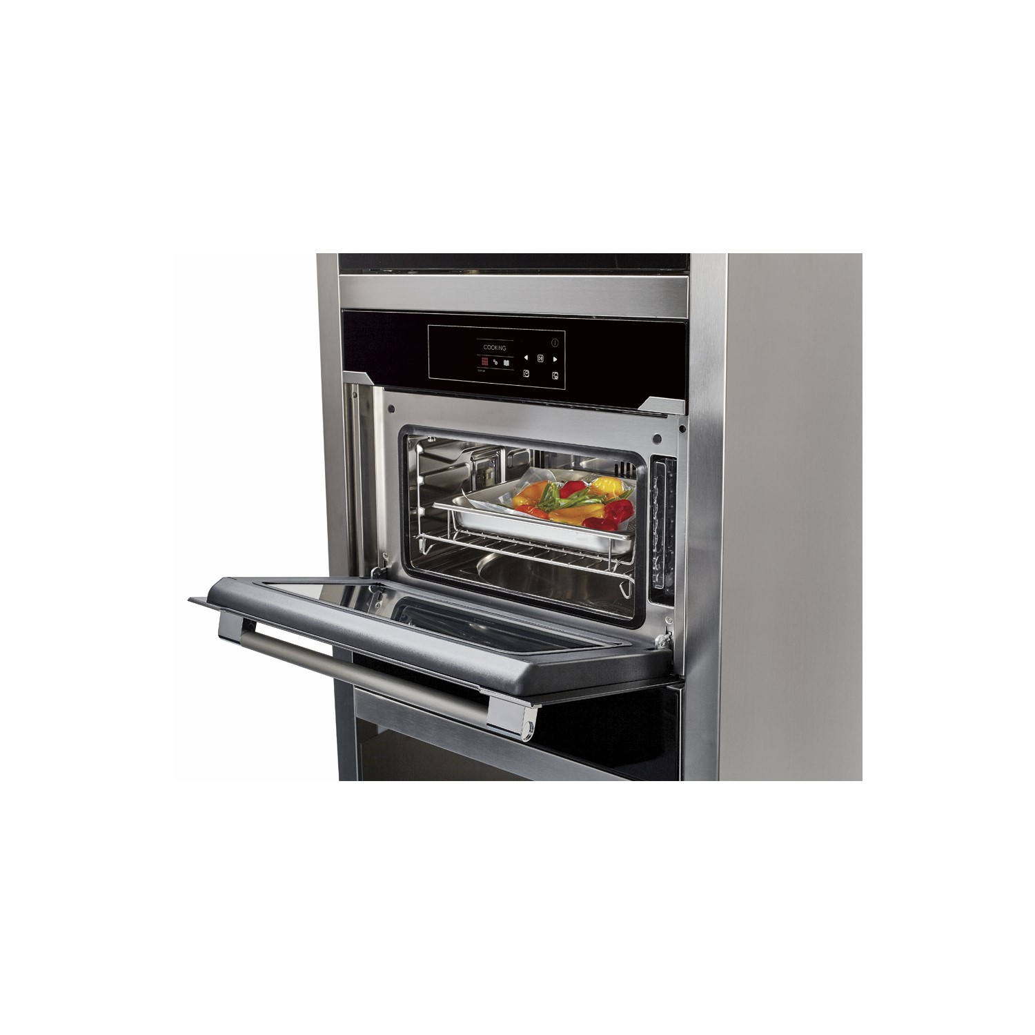 Hoover HSO450SV Inbouwoven 60x45 cm Zwart Single Steam Hoover HSO450SV Inbouwoven 60x45 cm Zwart Single Steam