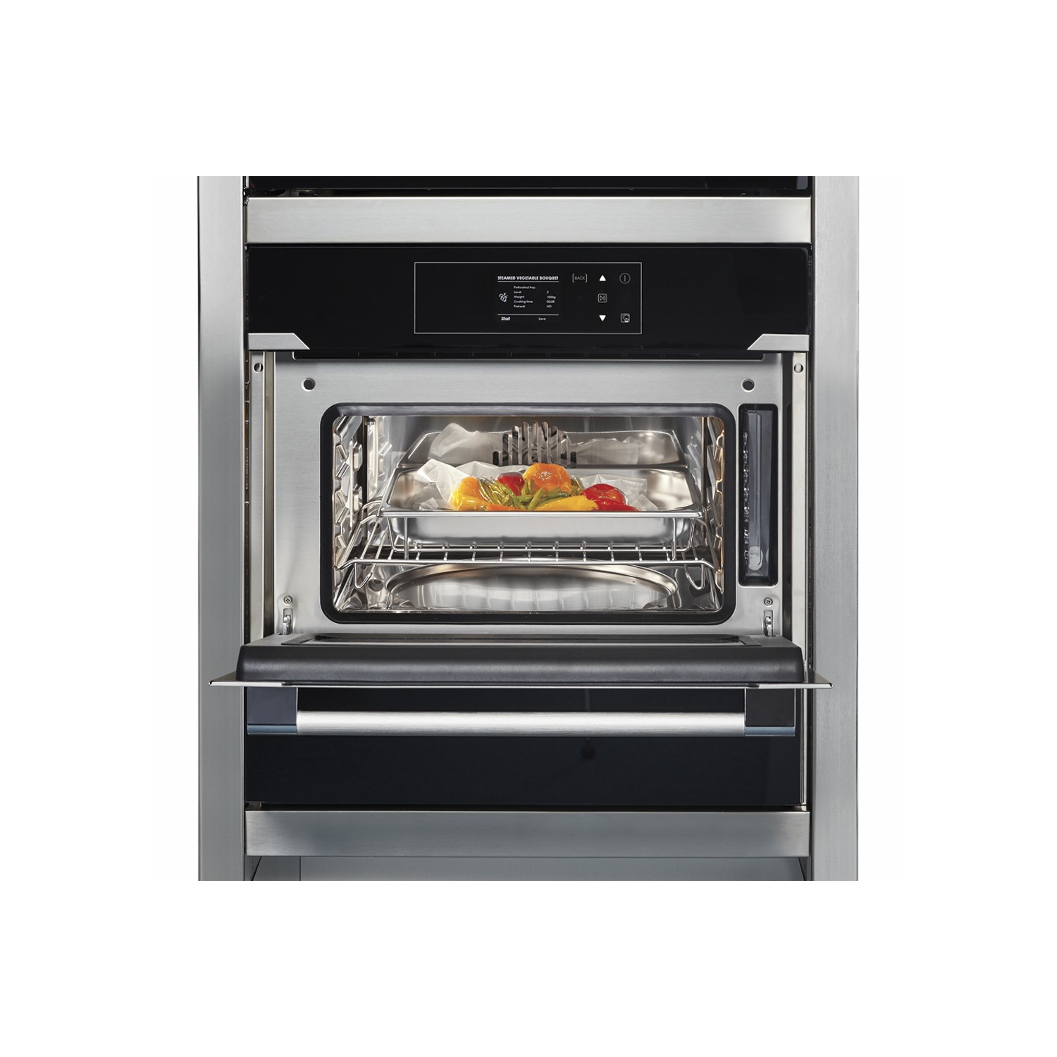 Hoover HSO450SV Inbouwoven 60x45 cm Zwart Single Steam Hoover HSO450SV Inbouwoven 60x45 cm Zwart Single Steam