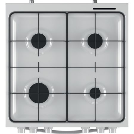 Indesit IS67G1PMW Gasfornuis 60 cm Vrijstaand Indesit IS67G1PMW Gasfornuis 60 cm Vrijstaand
