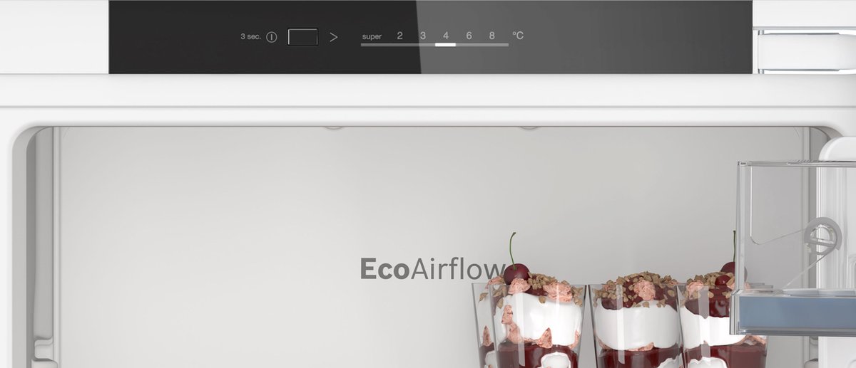 Bosch KIR21NSE0G Series 2 Inbouw Koelkast 88x56 cm Sleepdeur Bosch KIR21NSE0G Series 2 Inbouw Koelkast 88x56 cm Sleepdeur