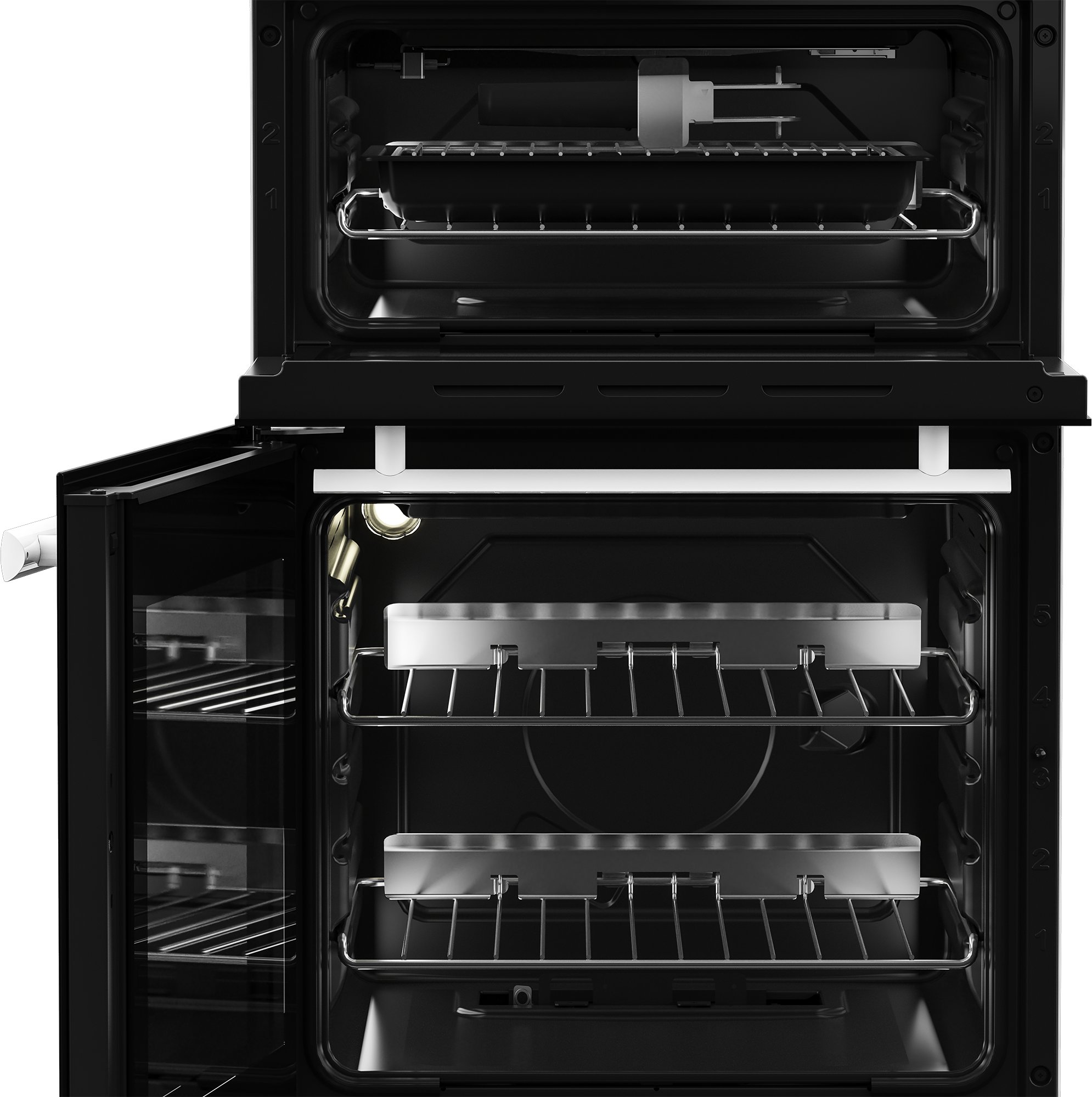Beko EDG507W fornuis 50 cm Vrijstaande Gasfornuis Beko EDG507W fornuis 50 cm Vrijstaande Gasfornuis