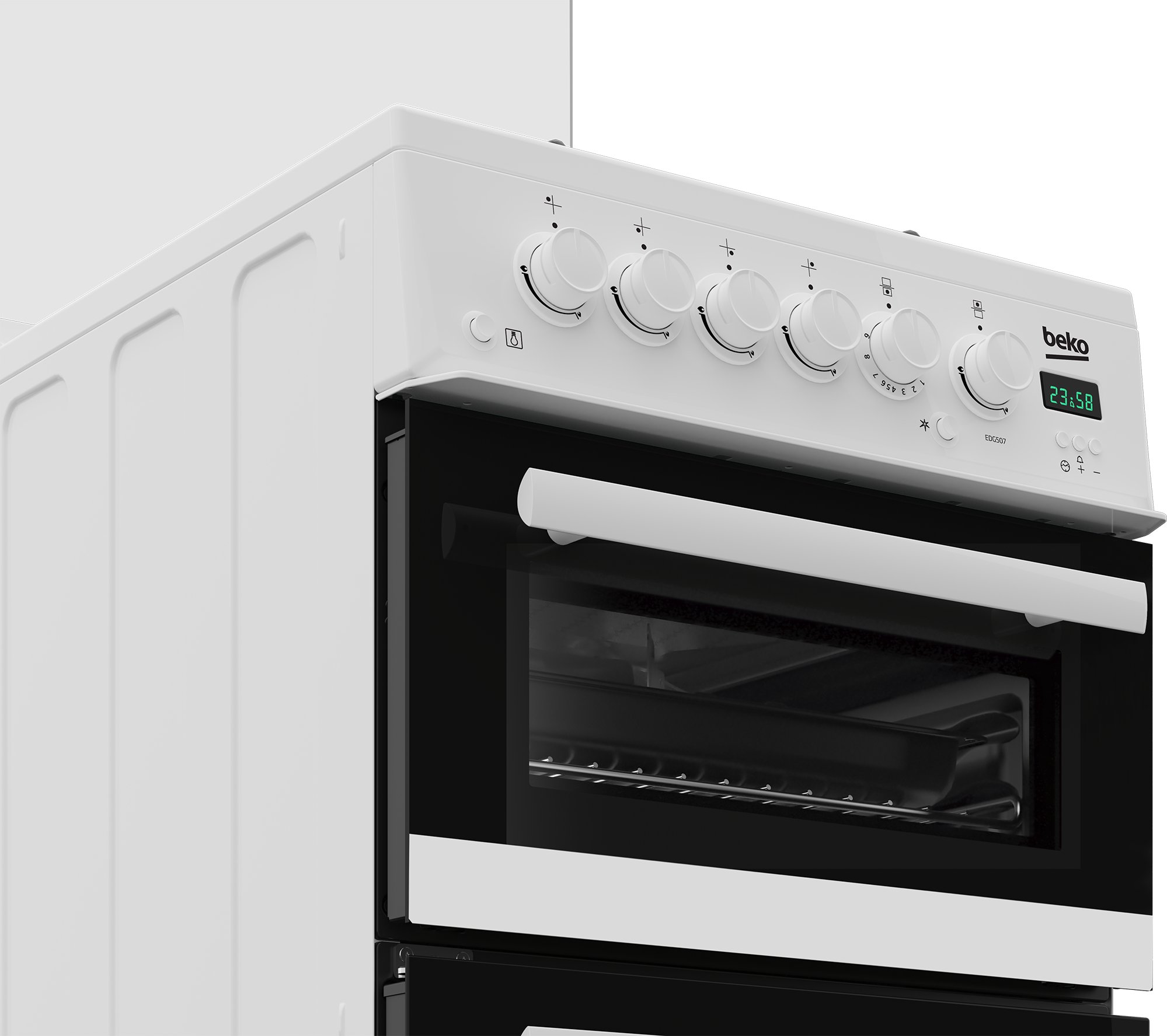 Beko EDG507W fornuis 50 cm Vrijstaande Gasfornuis Beko EDG507W fornuis 50 cm Vrijstaande Gasfornuis