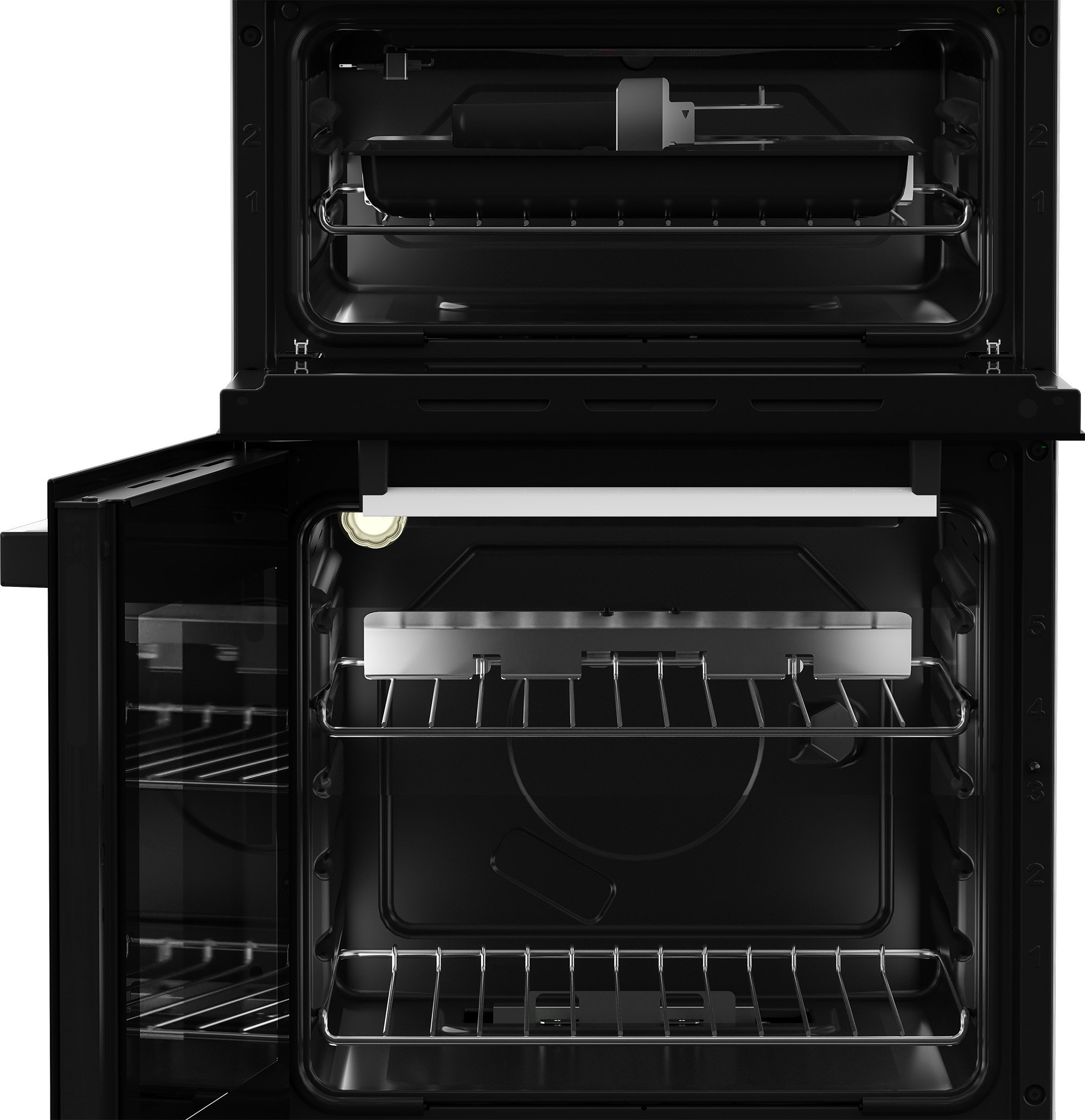 Beko KDVG593W Fornuis 50 cm Vrijstaand Gasfornuis met Grill Beko KDVG593W Fornuis 50 cm Vrijstaand Gasfornuis met Grill