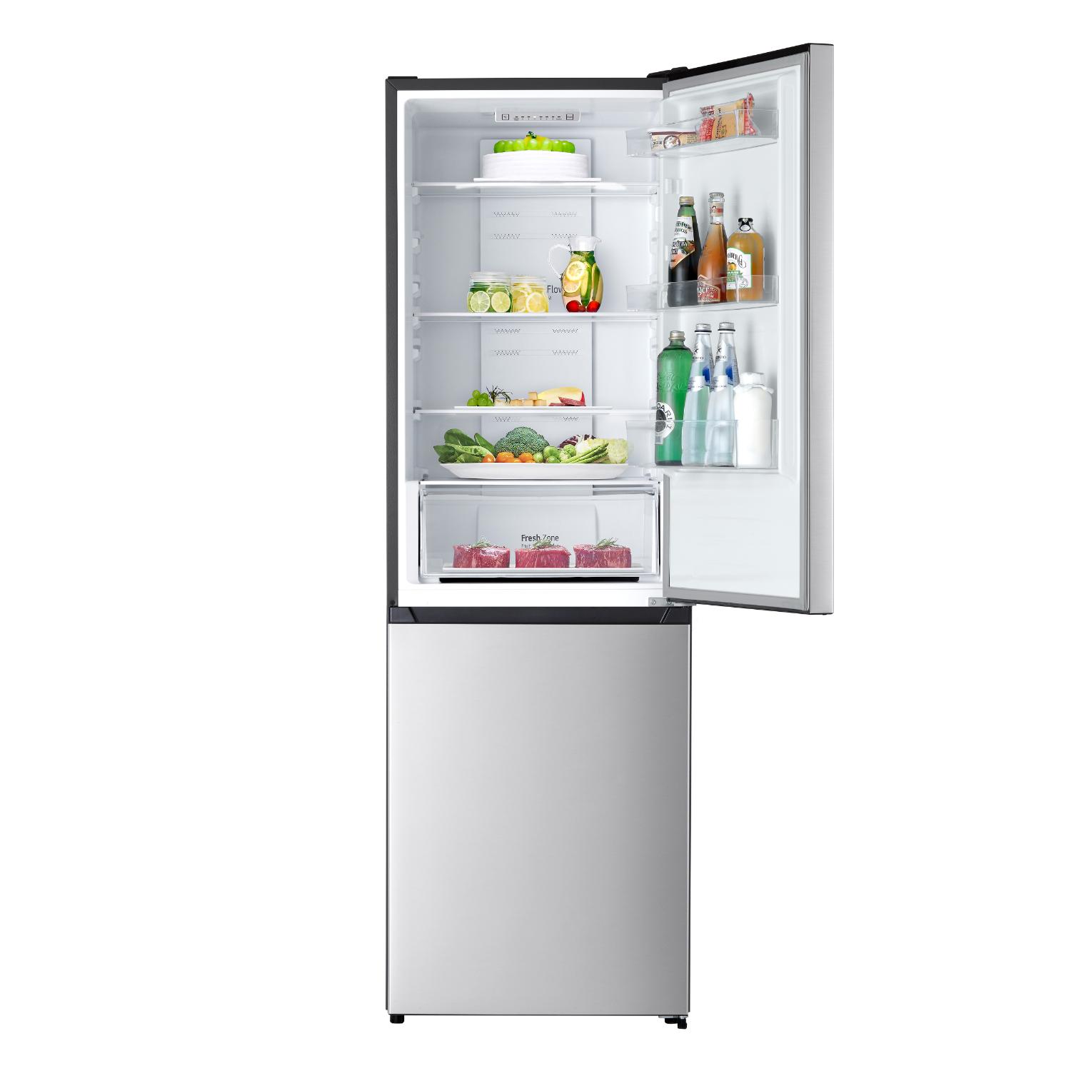 LG GBM21HSADH Koel-vriescombi 186 cm Grijs RVS LG GBM21HSADH Koel-vriescombi 186 cm Grijs RVS