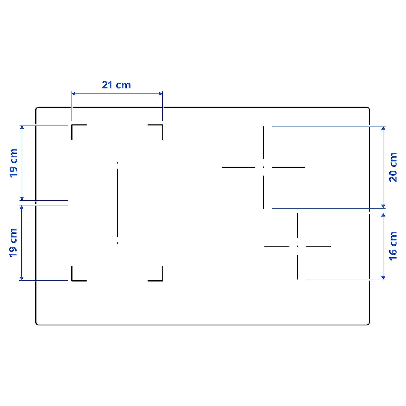 IKEA Rogestad 705.595.13 Kookplaat 78 cm - Zwart IKEA Rogestad 705.595.13 Kookplaat 78 cm - Zwart