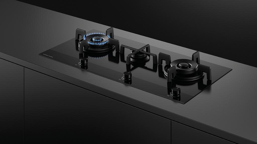 Fisher& Paykel CG903DNGGB4 Kookplaat 90 cm 3-pits Fisher& Paykel CG903DNGGB4 Kookplaat 90 cm 3-pits