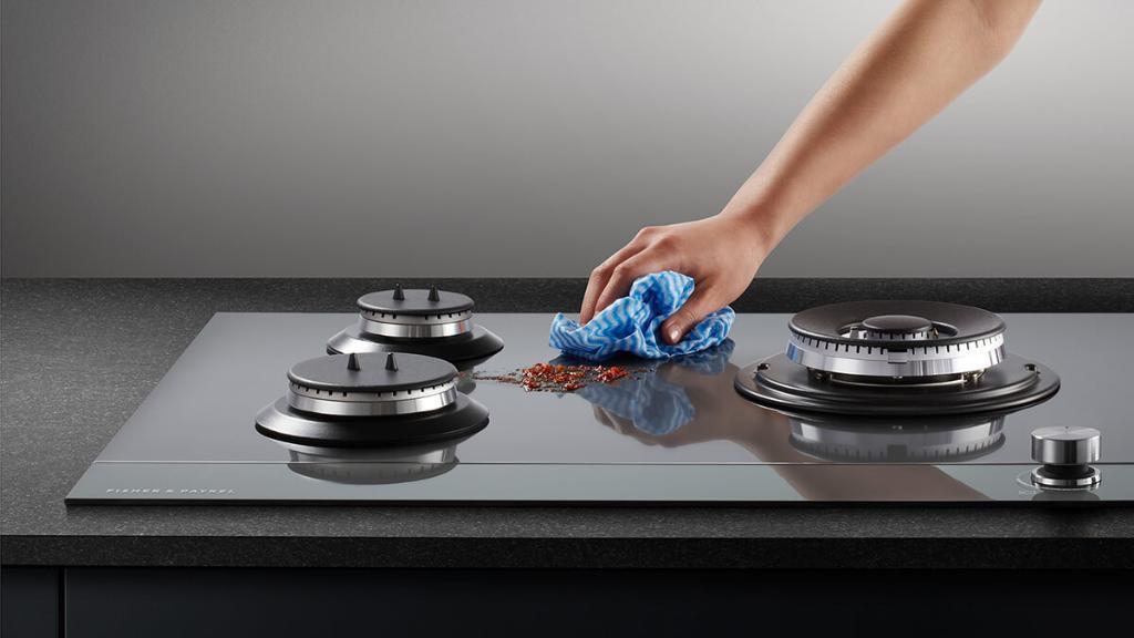 Fisher& Paykel CG903DNGGB4 Kookplaat 90 cm 3-pits Fisher& Paykel CG903DNGGB4 Kookplaat 90 cm 3-pits