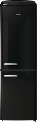 Hisense RB390N4RBDUK Koelkast met Vriezer 194 cm Zwart RVS RB390N4RBDUK