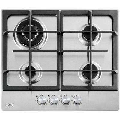 Belling GHU603CI Gaskookplaat 60 cm roestvrijstaal GHU603CI