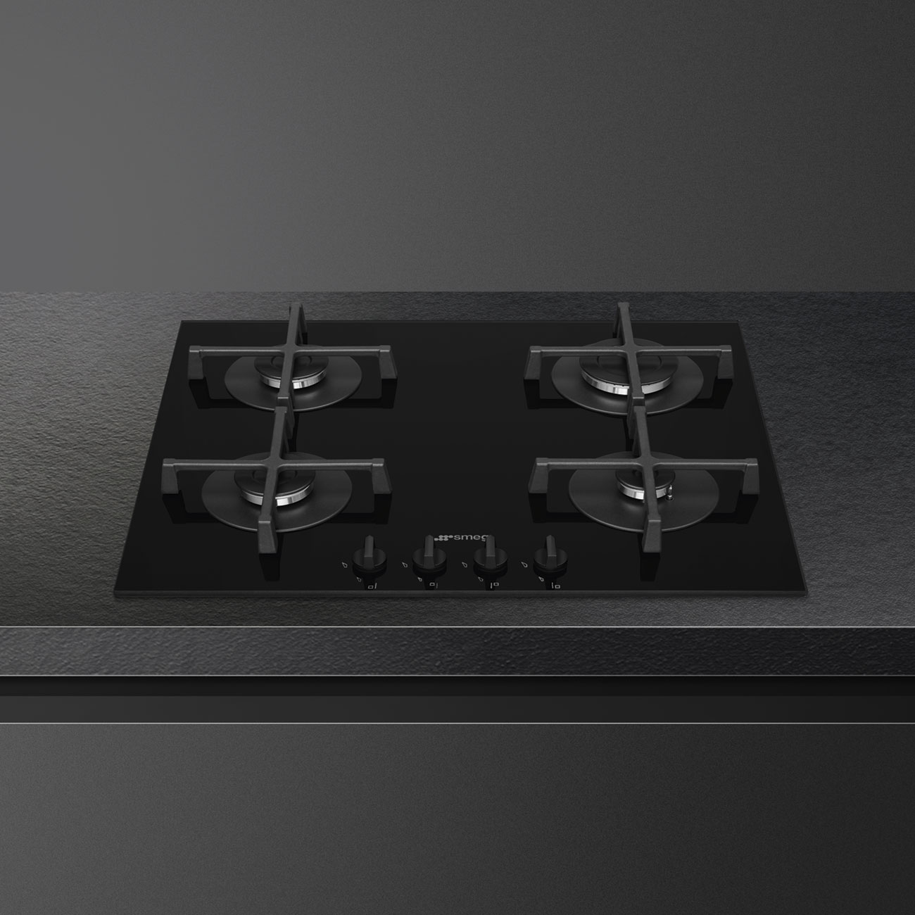 Smeg PV264B Kookplaat 60 cm - Zwart Metaal Smeg PV264B Kookplaat 60 cm - Zwart Metaal