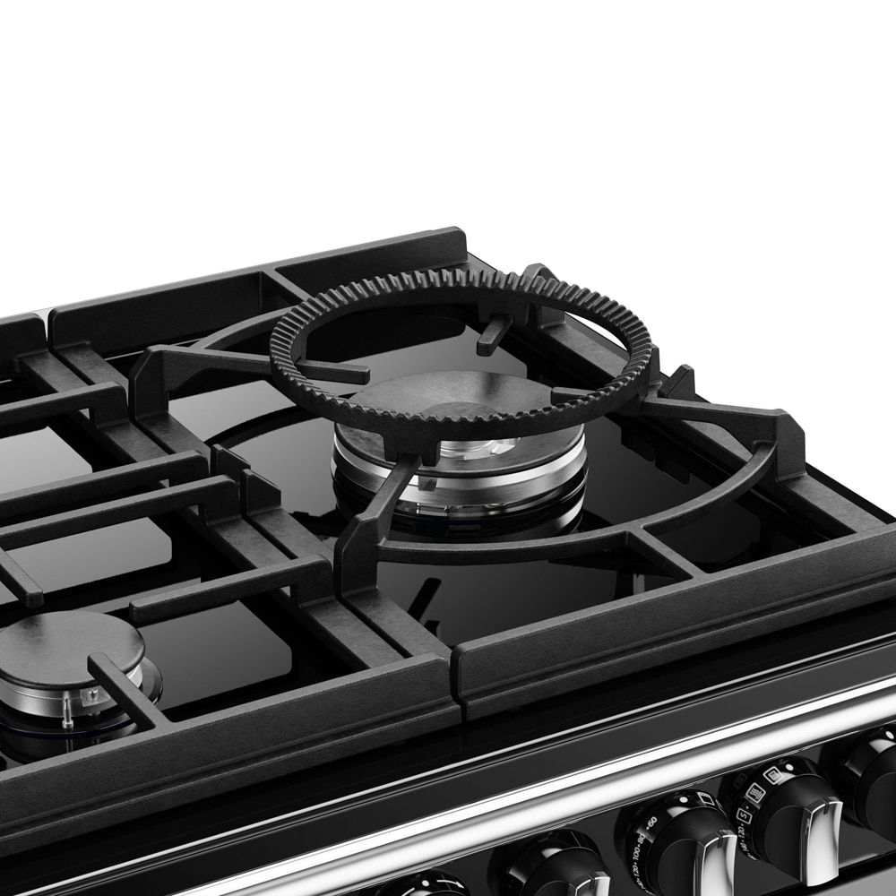 Stoves Richmond D900 DF GTG Deluxe 90 cm gasfornuis Zwart Stoves Richmond D900 DF GTG Deluxe 90 cm gasfornuis Zwart