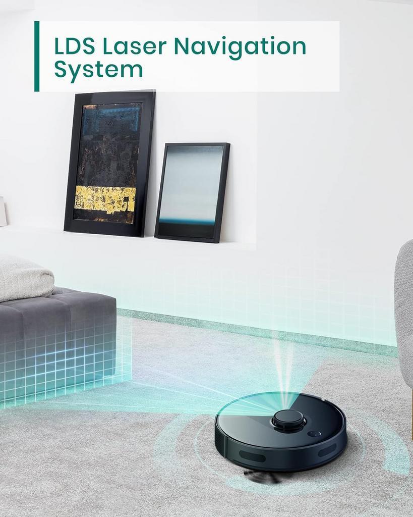 TCL Sweeva 6000 - Robotstofzuiger - Zwart - Wifi 2700Pa TCL Sweeva 6000 - Robotstofzuiger - Zwart - Wifi 2700Pa