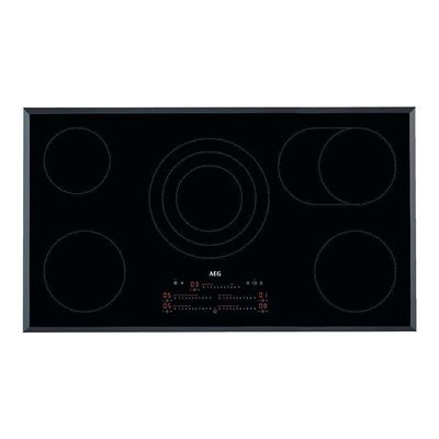 AEG HRE95770FB Keramische Kookplaat 90 cm 5-zones Boost HRE95770FB
