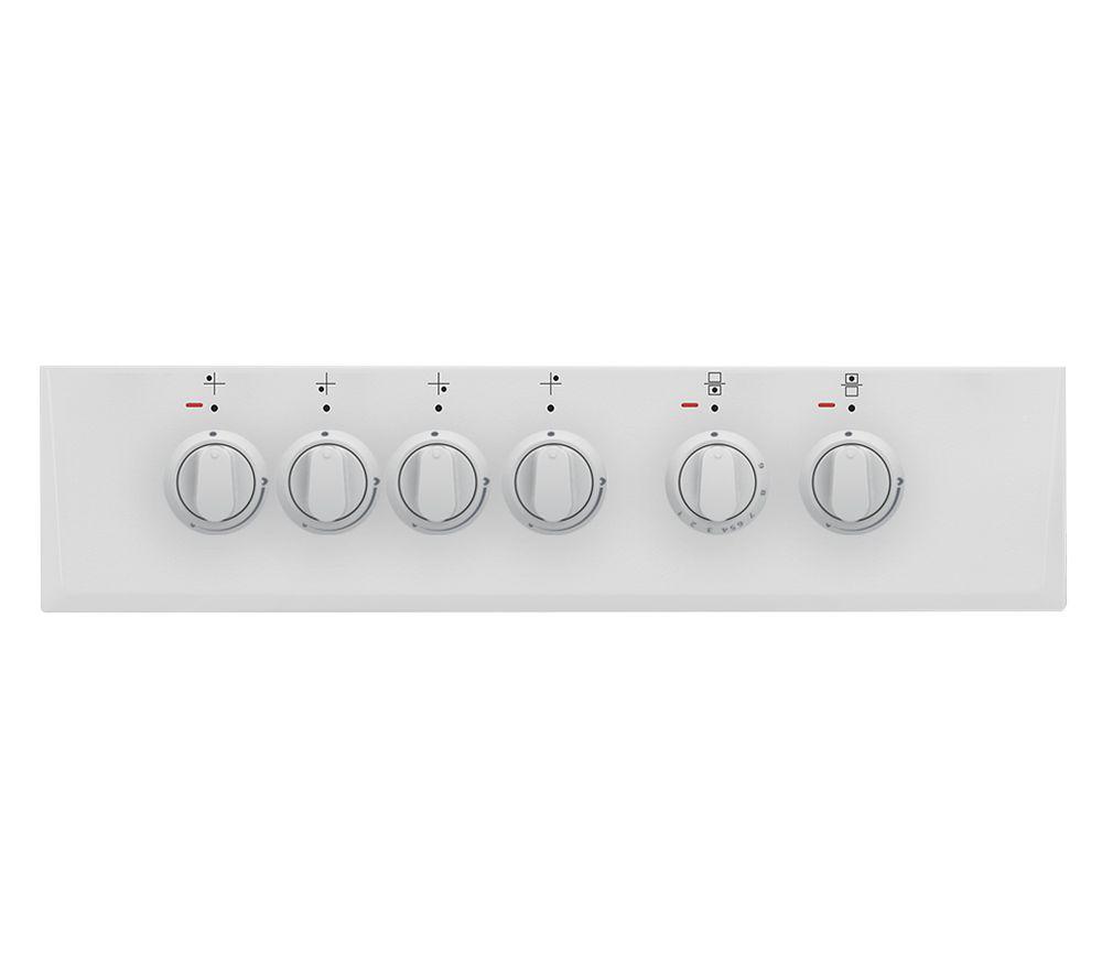 Essentials CFTE50W23 Elektrisch Fornuis 90 cm - Wit RVS Essentials CFTE50W23 Elektrisch Fornuis 90 cm - Wit RVS